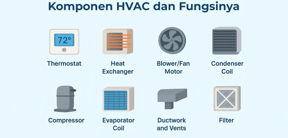 Komponen HVAC dan Fungsinya Komponen HVAC dan Fungsinya