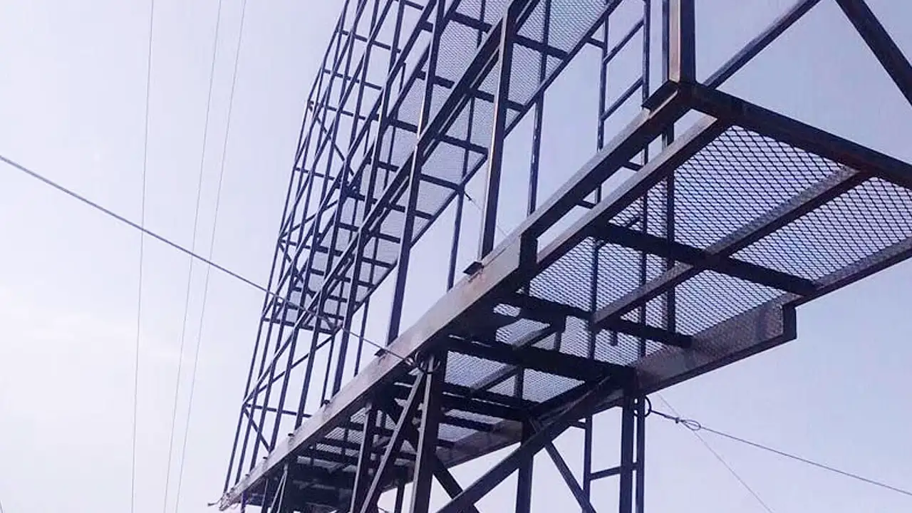 Konstruksi Rangka Videotron Indoor