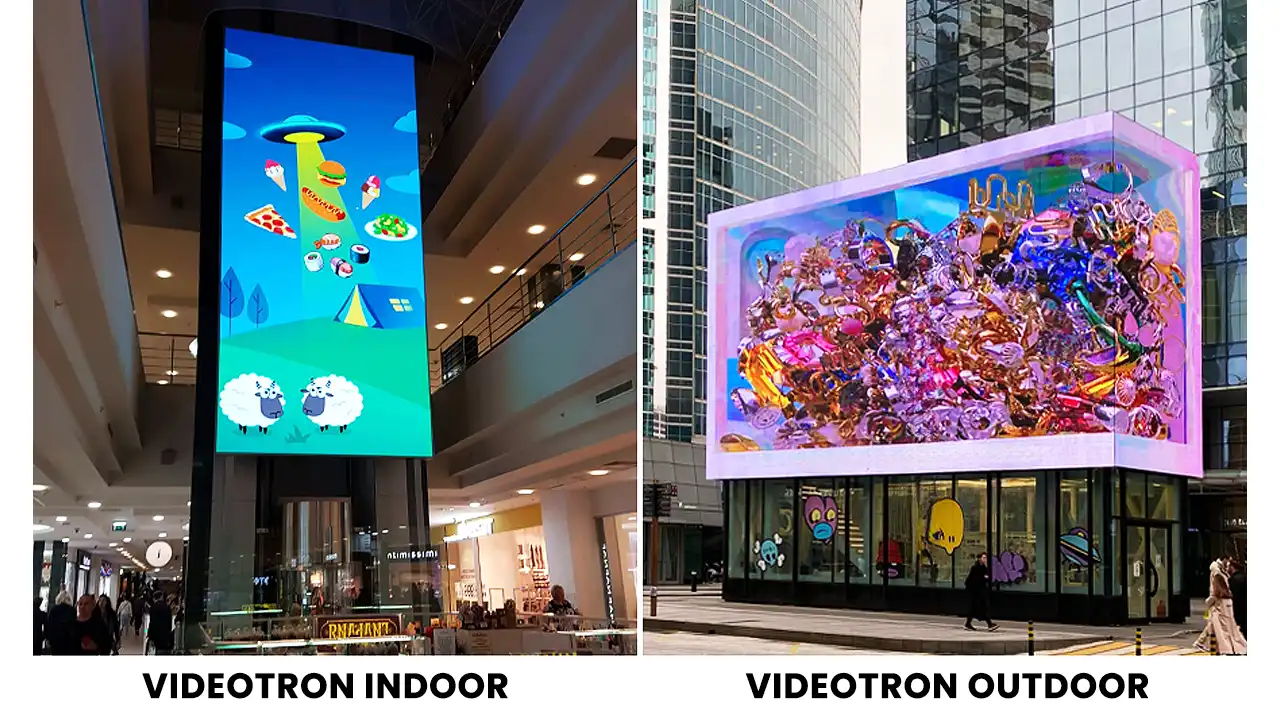 Perbedaan Videotron Indoor dan Outdoor