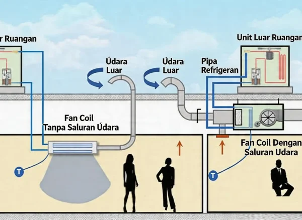 Sistem Kerja AC Split Duct