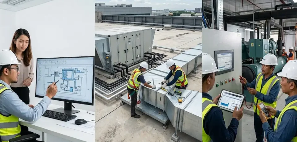 Jasa Instalasi Sistem HVAC dari Desain hingga Commissioning Jasa Instalasi Sistem HVAC dari Desain hingga Commissioning